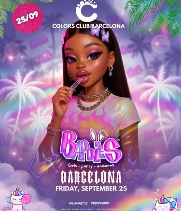 Baddies nightlife event in Barcelona